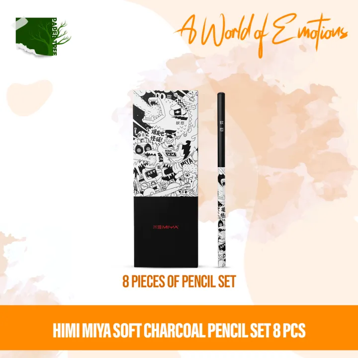 HiMi%20MiYa%20Soft%20charcoal%20Pencil%20set%20%208%20Pcs%20-%20Image%205
