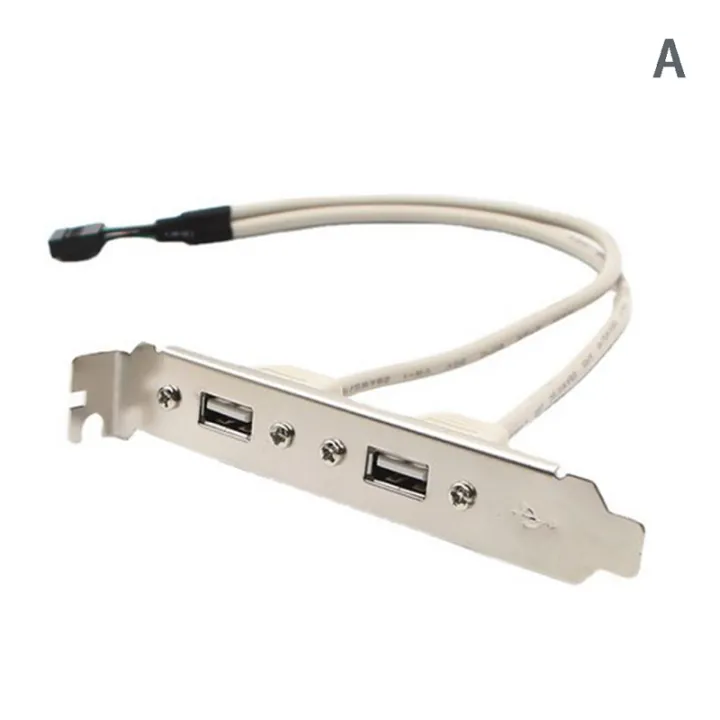 Mainboard%202%20Port%20Bracket%20Extension%20Cable%20Adapter%20for%20Computer%20Rear%20Panel%20Bracket%20-%20Image%202
