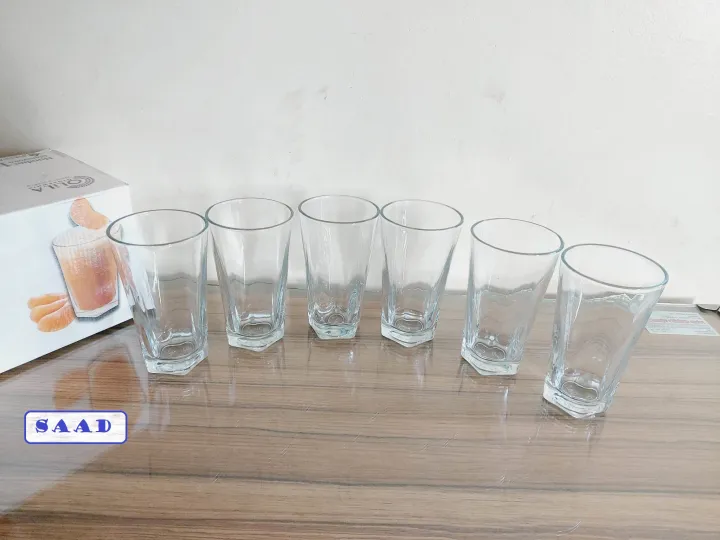 6%20pcs%20plaine%20design%20water%20glass%20Olila%20Round%20Aquare%20Design.%20Crystal%20Clear%20Water%20Drinking%20Glass%20Set.%20Juice%20Glass%20Set.%20Model:W042:R90.%20-%20Image%202