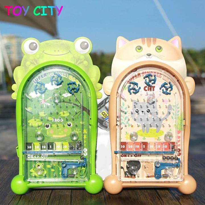 1pcs%20Random%20Color%20Frog%20Pinball%20Machine%20Fun%20Tabletop%20Game%20Frog%20Ejection%20Children's%20Educational%20Toy%20for%20Parent-child%20Interactive%20-%20Image%203