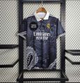 Real Madrid Dragon (2023/24) White New Short Sleeve Football Jersey For Men. 