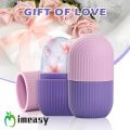 Ice Roller for Face and Eye, Upgrated Ice Face Roller,Facial Beauty Ice Roller Skin Care Tools, Ice Facial Cube, Gua Sha Face Massage, Silicone Ice Mold for Face Beauty (Purple). 