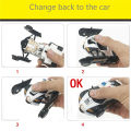 【Solitary waves】One-key Automatic Transform Robot Car Model Toy for Boys Children Plastic Funny Action Figures Deformation Vehicles Car Kid. 