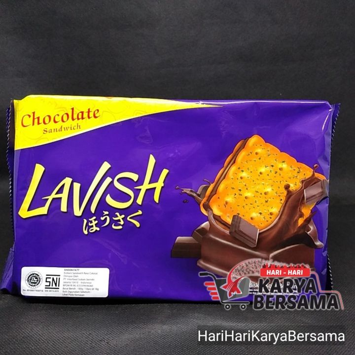 SHOON FATT LAVISH BISCUIT CHOCOLATE SANDWICH 180GR
