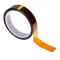 【VisioN Shop】Temperature Heat Resistant Adhesive Tape Tawny one sided Polyimide adhesive tape for Tape 20mm x 30M. 