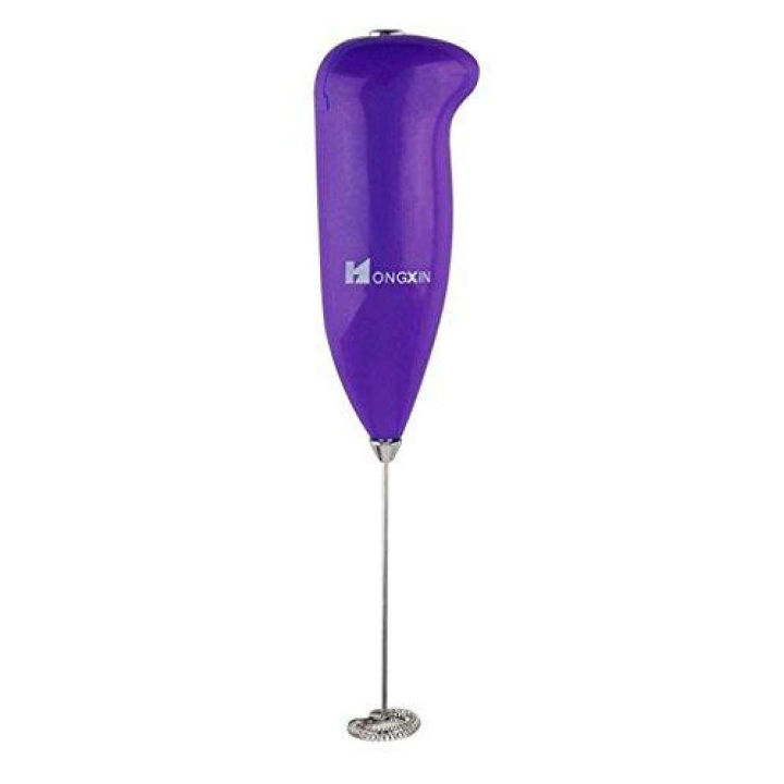 Hand Mixer Cappuccino Coffee Maker - Violet