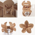 New Fashion Matte Flower Claw Clips Women Hair Claws Floral Cute Hair Accessories Hair Clips For Girls Sweet Clamp Barrettes Cologo. 