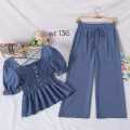 Western Dress summer fashion Stylist Tops and pant Collection western style design sense of niche temperament Dress for Girls - Tops For Girls. 