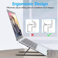Laptop Stand Aluminum Alloy Adjustable Multi-angle Laptop Stand 10-17 inch Tab  Notebook laptop stand. 