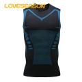 【Exclusive Online Deals】 Men Belly Shaping Vest Men's Slim Fit Quick-drying Compression Tank Top for Gym Running Basketball High Elasticity O Neck Sleeveless Sport Vest Abs Sculpting Tank Top.