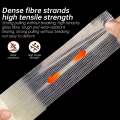 Striped Fiber Tape Lithium Battery Pack Insulation Wrap Fiberglass Tape Transparent Single Side Adhesive Seal Packaging Fixed. 