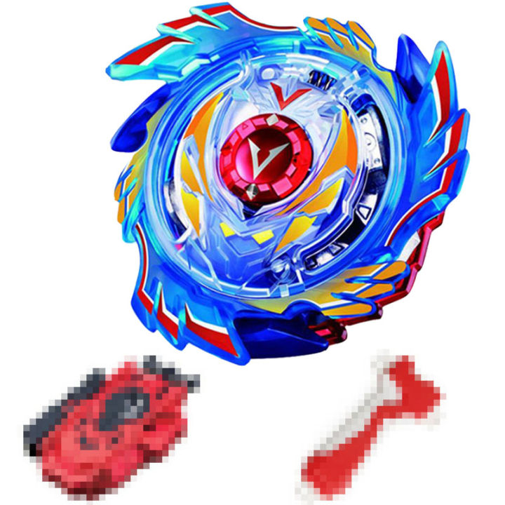 B-X TOUPIE BURST BEYBLADE SPINNING TOP B73 God Valkyrie / Genesis Valtryek STARTER With Grip LR Launcher