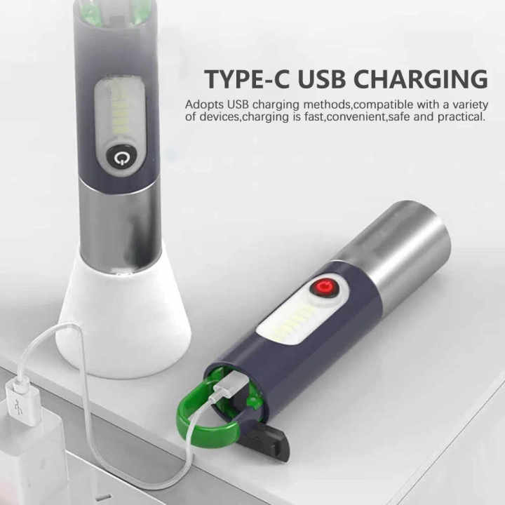 USB%20Rechargeable%20Multifunctional%20LED%20Flashlight%20Waterproof%20Rechargeable%20High%20Powerful%20Torch%20Light%20-%20Image%204