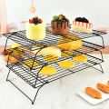 Stainless Steel Non Stick Wire Grid Tray Cake Baking Cooling Rack Oven Shelf Dounp. 