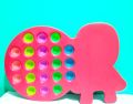 Baby Snack Time Squid game Fidget Toy Pop it Popper Anti Stress Box Fidget pop it. 
