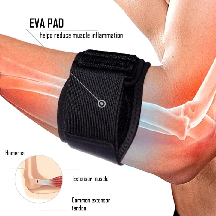 1%20PCS%20Sports%20Tennis%20Elbow%20Brace%20Strap%20Adjustable%20Compression%20Elbow%20Support%20Band%20for%20Tendonitis%20Golfers%20Elbow%20Forearm%20Pain%20Relief%20-%20Image%202