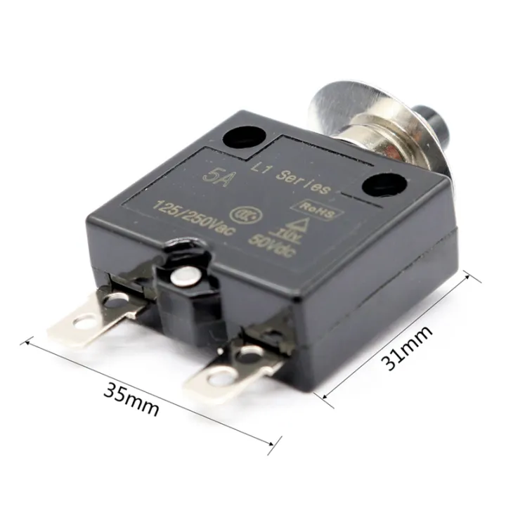 2X%205A%20Circuit%20Breaker%2012V/24V%20Push%20Button%20Resettable%20Thermal%20Circuit%20Breaker%20Panel%20Mount%20with%20Waterproof%20Cap%20-%20Image%202