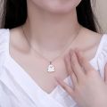 Fashion Black White Ghosts Couples Necklaces for Women Men Cute Cartoon Lovely Charm Pendant Friendship Necklace Halloween Jewelry Gift.