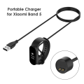 Portable USB Charging Docks For Xiaomi Mi Band 5 Charger Clip Dock Fast Charging Cable Magnetic Watch Charger For Xiaomi Mi Band 5 Smart Band Charger. 