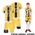【2023】 Aoashi Ao Ashi Cosplay Merch T-shirt Men/Women Tee Football Soccer Uniform Pants Set Suit Ryuichi Takeshima City Esperion Cos. 