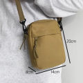 Casual Messenger Sling Bags For Men Canvas Travel Purse Small Zipper Crossbody Pouch Simple Crossbody Shoulder Bag Men Bags.