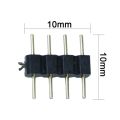 RGB LED Strip Light Connector 4 PIN Needle 10mm for RGB LED Strip Light SMD2835 SMD5050. 