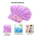 Quick-drying Hair Drying Hat Head Wrap Cap Bathing Super Absorbent Shower Cap.
