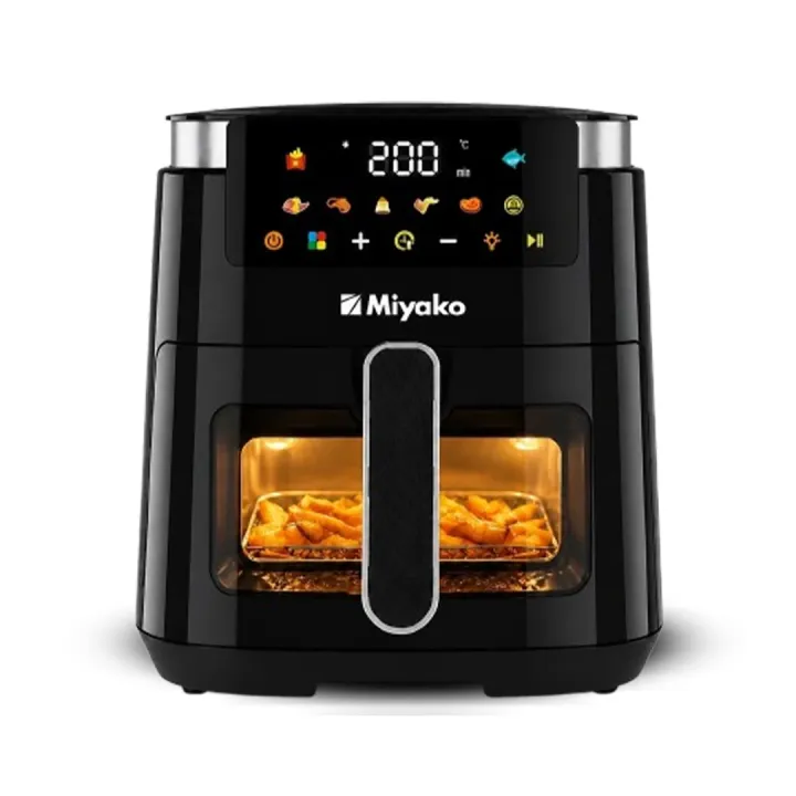 Miyako 7 Liters AF-6012 Digital Touch Control Panel Air Fryer with Free Delivery