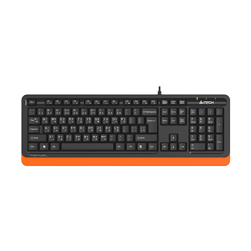 A4tech FK10 Fstyler Wired Orange Multimedia Keyboard with Bangla