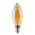 C35 220V E14 Base 4W LED Energy Saving Dimmable Filament Candle Light Bulb 1Pcs. 