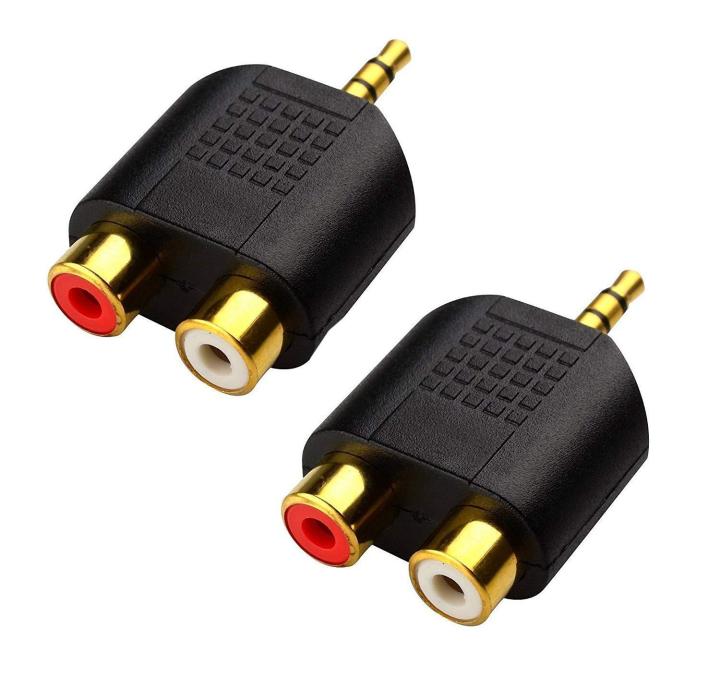 2%20Pieces%20Gold%20Plated%203.5mm%20Stereo%20to%202-RCA%20Male%20to%20Female%20Adapter,Audio%20Splitter%20Adapter,%20Dual%20RCA%20Jack%20Adapter%20-%20Image%202