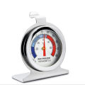 Refrigerator Freezer Thermometer Fridge Refrigeration Temperature Gauge Home Stainless Steel Temp Stand Dial Type -20 to 20°C. 