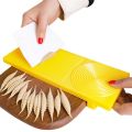 Noodles fish fish washboard noodles tools Shaanxi hemp food washboard Shanxi cat ear pasta mold rubbing hemp food board.