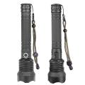 XHP70 High Powerful Zoomable Focus LED Flashlight Torch Light (Without Battery). 