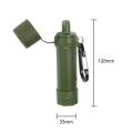 Outdoor Drinking Water Filter Tools Hiking Survival Water Purifier w/ Straw For Emergency Camping Hiking Backpack Survival Tool. 