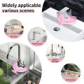 ECHIDNA Faucet Splash Catcher Eco-friendly Sink Faucet Anti-Splash Drain Pad Countertop Protector. 