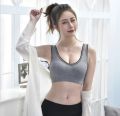 Imported Premium soft comfortable seamless sports yoga padded sports wear bra for Women - One Piece Bra. 