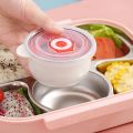 304 Stainless Steel Lunch Box Bento Box For School Kids Office Worker 2layers Microwave Heating Lunch Container Food Storage Box. 