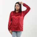 Fashionable Ladies Satin Shirt for women and girls. 