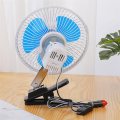 Low Noise Air Cooling Fan Car Oscillating Fan Car Auto Fan Portable Vehicle Mini Electric 12V Black. 
