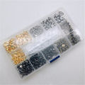 240Pcs/Set Leather Rivets Double Cap Rivet with 4Pcs Fixing Tools.