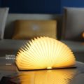 New Foldable LED Book Light 5 Colors Creative Book Lamp Rechargeable Wooden Night Lamp. 