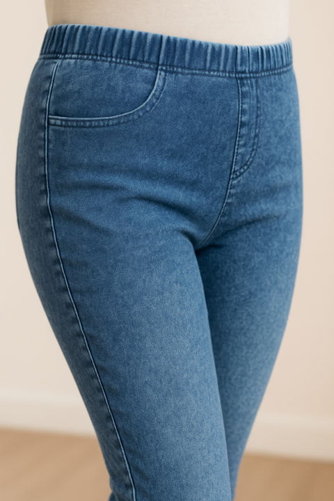 Teen%20Girls%20High%20Waist%20Slim%20Fit%20Stretchy%20Denim%20Jegging%20Pants%20Trousers%20From%20Levin%20-%20Image%204