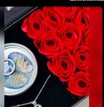 Love Forever Rose Pearl Necklace Luxury Combo Gift With Bag. 