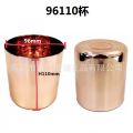 Factory direct glass candle holder outside spray color plating, colorful coating, ion plating, colorful glass.
