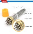 Water Heater Thread 2 Inch Brass Head 3/4.5/6/9/12 Kilowatt Boiler Heater With Accessories.