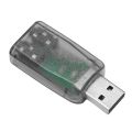 USB to 3.5mm Mic Jack Stereo Headset 3D Sound Card Audio Adapter PC. 