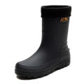 High-end rain boots men's closed rainproof waterproof shoes, high long non-slip rain boots, corseted work shoes, rubber shoes, fishing shoes. 