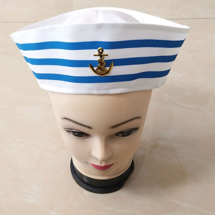 Sailor%20Hat%20Captain%20Navy%20Hat%20Children's%20Performance%20Party%20Captain%20Police%20Hat%20for%20Kid%20Navy%20Costume%20Accessory%20-%20Image%202