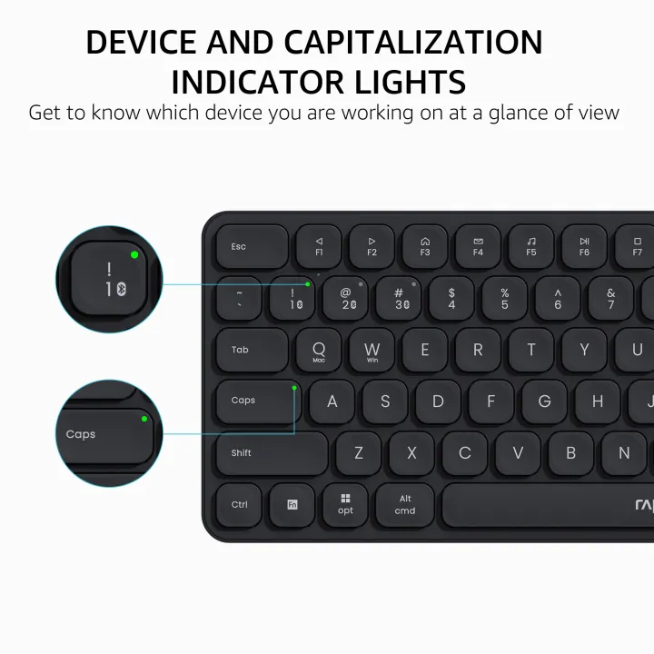 Rapoo%209010M%20Multi-Device%20Keyboard%20and%20Mouse%20Combo%202.4G/Bluetooth%205.0/4.0%20Wireless%20Bluetooth%20Keyboard%20Mouse%20Set%20Support%204%20Devices%20-%20Image%204